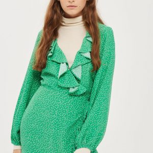 Green China Toile Gown